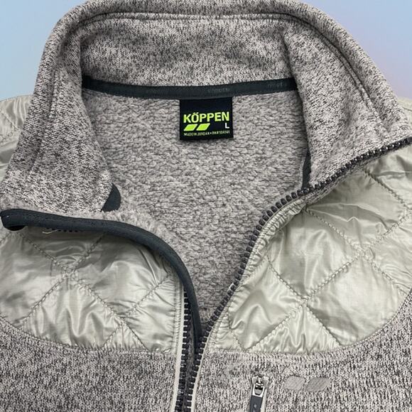 KOPPEN Women’s Large Gray Fleece Jacket - Picture 2 of 5